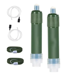 Portable Personal Outdoor Survival Water Purifier Straw Filter