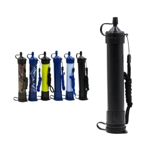 Portable Personal Water Filter Straw for Emergency Kits, Outdoor Activities, and Hiking
