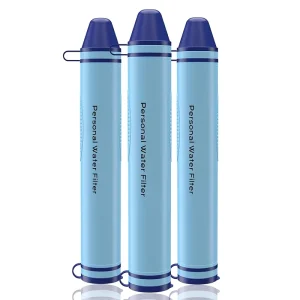 Portable Personal Water Filter Straw for Outdoor Survival and Camping