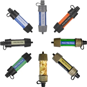Portable Personal Water Purifier Filter Straw Jug Bottle for Camping and Hiking