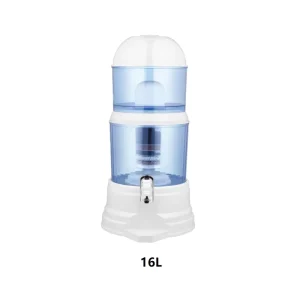 Portable Plastic Manual Water Purifier Tank with Filtration Equipment for Kitchen Countertop Use
