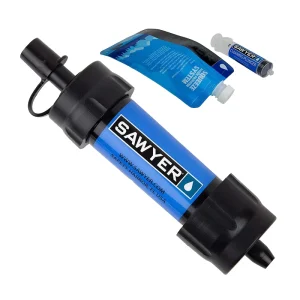 Portable Plastic Water Filter Straw for Camping, Travel, Survival, and Backpacking
