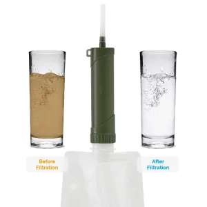 Portable RV Water Purifier with 0.01μm UF Membrane Filter Straw for Camping and Travel
