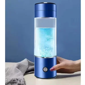 Portable Rechargeable 5000ppb SPE PEM Glass Hydrogen Water Bottle Generator Rechargeable Hydrogen Water Ionizer Machine