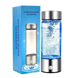 Portable Rechargeable Glass Hydrogen Water Generator Ionizer Bottle