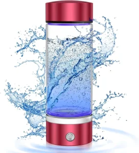 Portable Rechargeable Hydrogen Water Bottle Generator for Home, Travel, and Office