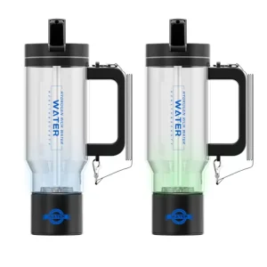 Portable Rechargeable Hydrogen Water Ionizer and Generator Cup with Backwash Function