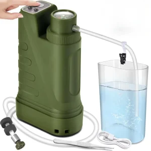 Portable Reusable 4-Layer Water Filtration System for Travel Camping and Outdoor Survival