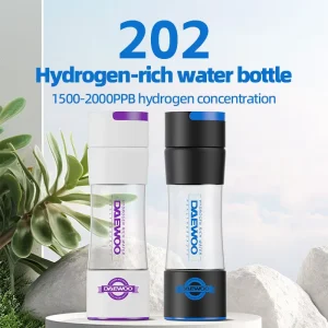Portable SPE PEM Technology Rich Hydrogen Water Bottle USB Rechargeable Outdoor Travel 420ml High Concentration Ion Generator