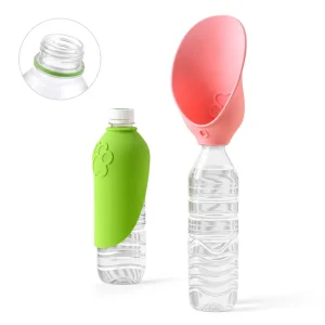 Portable Silicone Leaf-Shaped Pet Water Dispenser and Dog Drinking Cup