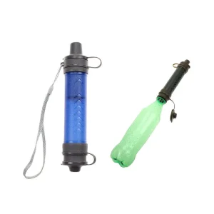 Portable Survival Water Filter Straw BPA Free Waterproof 3000L Filter Life for Outdoor Camping & Hiking