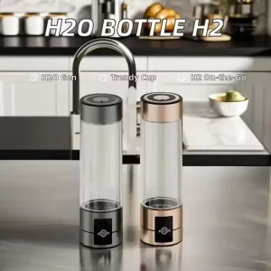 Portable USB Hydrogen Water Bottle Generator SPE PEM Ion Generator 4000mAh Battery 3000 ppb Hydrogen Concentration for Home Use