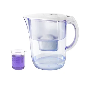 Portable Water Filter Pitcher for Outdoor and Home Use, Hot and Normal Water