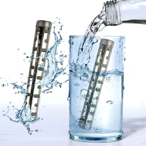 Portable Water Ionizer Stick Source Factory Custom 304 Stainless Steel Alkaline Hydrogen Water Stick