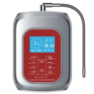 Portuguese-Language Titanium Platinum-Coated Water Ionizer with Touch Panel