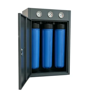 Pre Filter Three Stage Combination 20 Inch White Bottle Polypropylene Whole House Central Water Purifier 45000L Daily Processing
