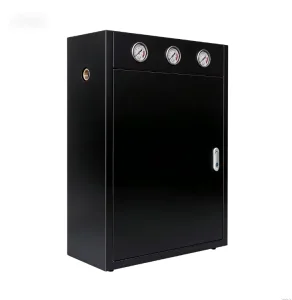 Pre assembled 3 Stage Jumbo Water Filter System with Steel Frame for Easy Outdoor Rooftop Installation