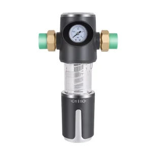 Pre filter Manual Automatic Backwashing Large flow Household Whole house Central Tap Water Purifier Brass Spin Down Water Filter