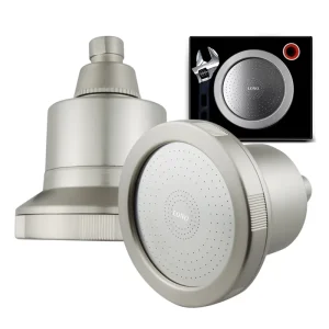 Premium Filtered Showerhead Chrome Fixed Wall mount All in one Head with an Internal Replaceable Filter Cartridge
