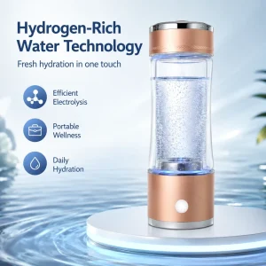 Premium Portable Hydrogen Water Bottle Maker SPE PEM Hydrogen Rich Water Cup
