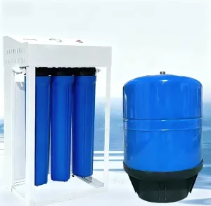 Price 800GPD Commercial RO Water Purifier Large Flow Reverse Osmosis System with Storage Tank for Restaurant