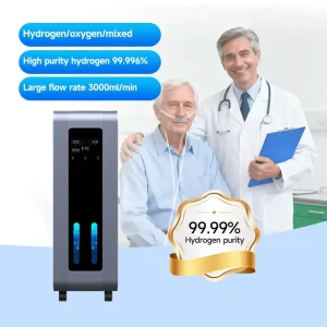 Professional 3000ml min Hydrogen Generator Portable Stainless Steel Oxyhydrogen Inhaler Machine PEM SPE Hydrogen Inhalation