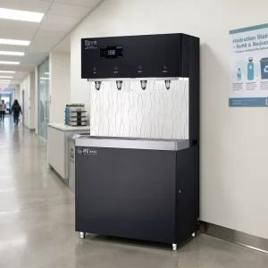 Public Drinking Electric Stainless Steel Cold Water Dispenser Filtration Freestanding Water Dispenser for Commercial Use