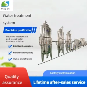 Pure Water Treatment Plant with Pump and Motor Reverse Osmosis System 10000L/Hour for Drinking Water Filtration