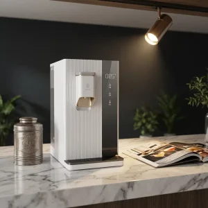 Puretal Electric Water Fountain Dispenser Freestanding RO Hot Water Bottle Plastic Desktop Installation for Household Use