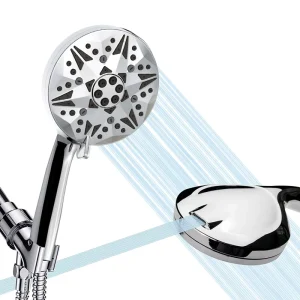 Purifying Mineral Shower Head Kdf Filters 15 Activated Carbon Fiber Stainless Steel Ionic Filter Hand Shower Head for Hard Water