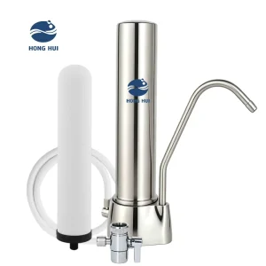 QY 10I Household Single Stage 304 Stainless Steel Countertop Water Filter Water Purifier Kitchen Faucet
