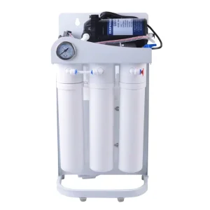 Quick Connect Five Stage Self Cleaning RO Water Filter Machine Electric Manual Under Sink Stainless Steel Hotel Household Use