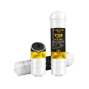 Quick Connect Large T33 Alkaline Mineral Water Fiter Cartridge for Household Water Treatment