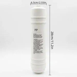 Quick Connect PP Filter Cartridge 100 GPD 0.01 Micron Inline Water Filter Household Kitchen Hotel Commercial Use