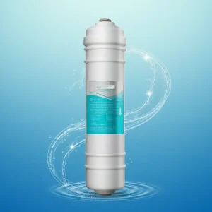 Quick-connect Anti-Scaling Carbon Sintered Activated Carbon Flat Mouth Water Purifier Filter Element Removing Scale and Chlorine