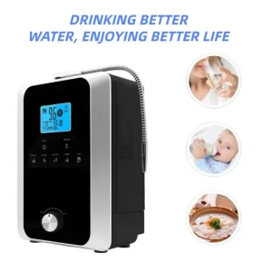 Quiet Hydrogen Water Maker Machine Smart Touch Screen Molecular Alkaline Water Ionizer for Healthy Direct Drinking