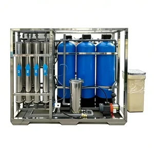 RO 1500 L/H Water Purification Treatment Machine Reverse Osmosis Plant with Drinking Water Pump