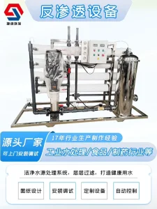 RO Reverse Osmosis Desalination Deionization Water Purification System Fully Automatic Purified Water Machine Large-Scale EDI