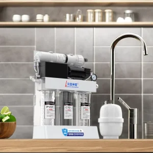RO Reverse Osmosis Electric & Manual Water Purifier 5 Stage Double Outlet Household Under Sink Water Filter System