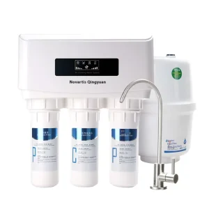 RO Reverse Osmosis Smart Water Filter Direct Drinking Water Purifier 75G 5 Stage with Pump Power Supply for Kitchen Household