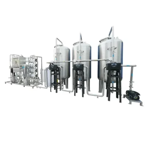 RO System 3000LPH PLC Automatic Water Treatment Machine Purification for Bottled Mineral Water Plant