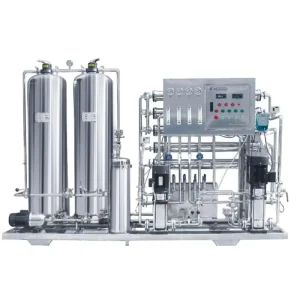 RO System Stainless Steel Sachet Water Filter Machine 2000L Pure Water Treatment Machinery CE Certification