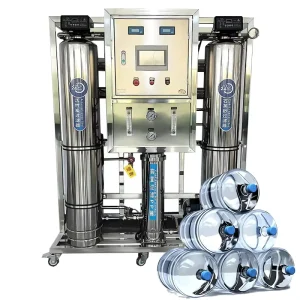 RO UV Lamp Reverse Osmosis Water Filter System with 500L/Hour Filtration and 220V Power