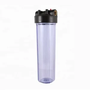 RO Water Filter Parts 10″ 20″ Plastic Water Filter Housing with Brass Port