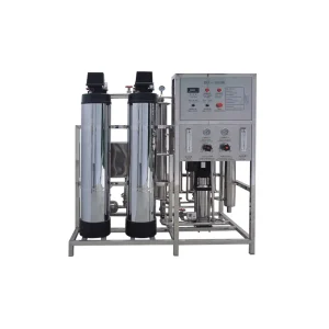 RO Water Treatment Machine with Pump Pressure Vessel PLC Gearbox 300 L/h CE Certified