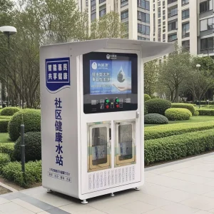 RO Water Vending Machine Outdoor Commercial Self-Service Drinking Water UV Light Sanitization