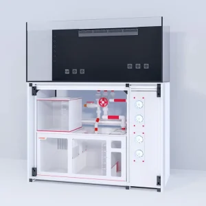RU High Edition Ultra-Thin Overflow White Ultra-Clear Glass Bottom Filter Tank Multi-Chamber Sump Protein Skimmer