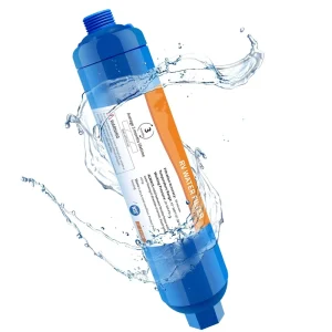 RV Inline Water Filter Drinking Washing Hose Filter Outdoor RV Travel Accessories for Camper Reduces Odor Chlorine Sediment