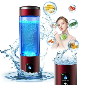 Rechargeable 9000ppb Cold Hydrogen Water Generator Bottle USB Battery SPE PEM Technology
