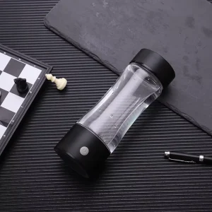 Rechargeable Electrolysis Hydrogen Water Generator Cup, Portable Ionized Hydrogen Water Bottle